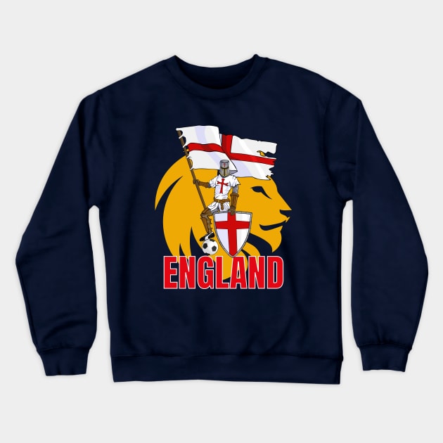 Engalnd World Cup Crewneck Sweatshirt by Ashley-Bee